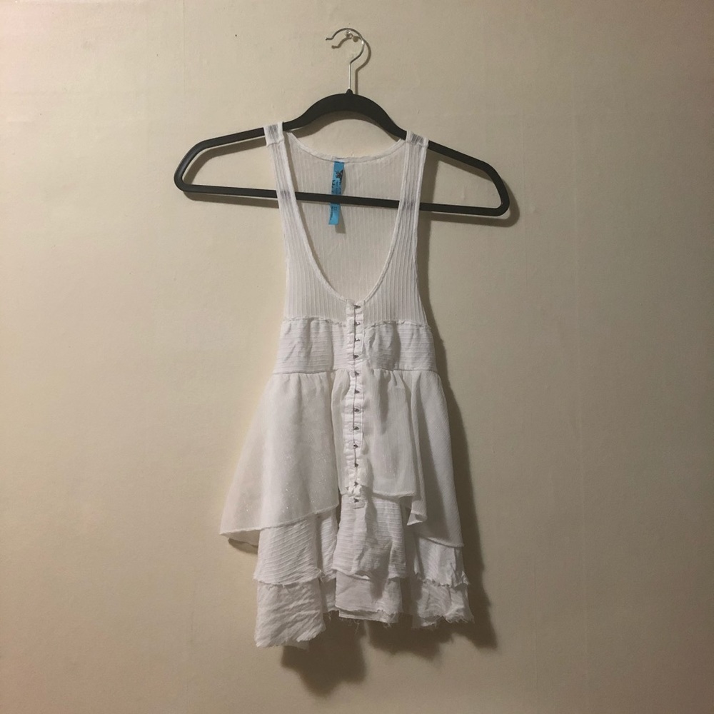 Free people white wedding top